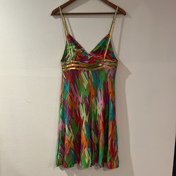 DOLCE & GABANA Hand Print Slip Dress - Picture 5 of 9